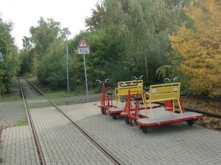 Kranenburg : Bahnhofstraße, Draisinenbahnhof, Draisine